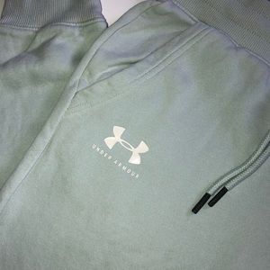 Sage green Under Armour sweat pants